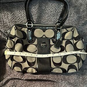 Coach Black and Gray Women's Bag